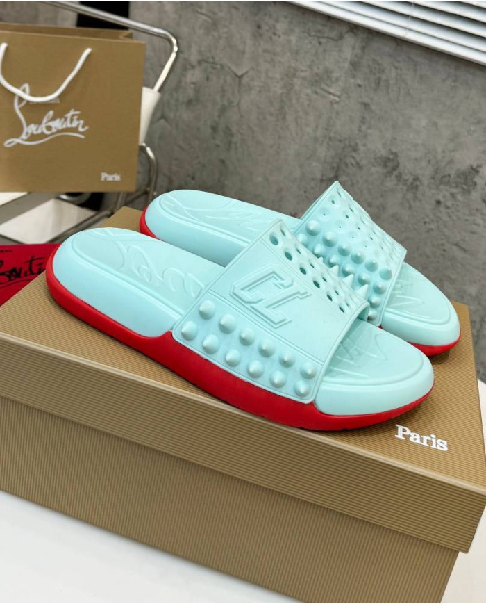 Christian Louboutin Spiked Casual Slides
