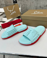 Christian Louboutin Spiked Casual Slides