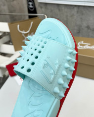 Christian Louboutin Spiked Casual Slides