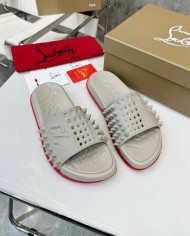 Christian Louboutin Spiked Casual Slides