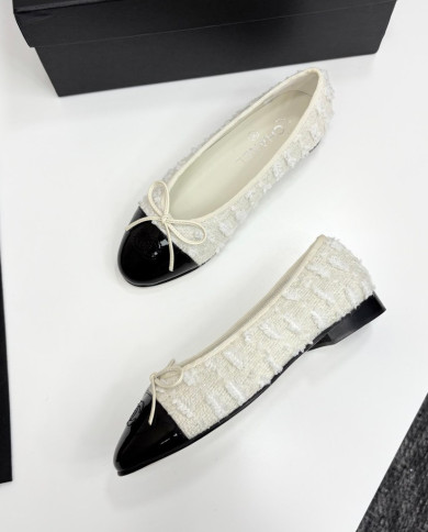 Chanel Classic Tweed Flats