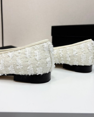 Chanel Classic Tweed Flats