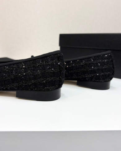 Chanel Classic Tweed Flats