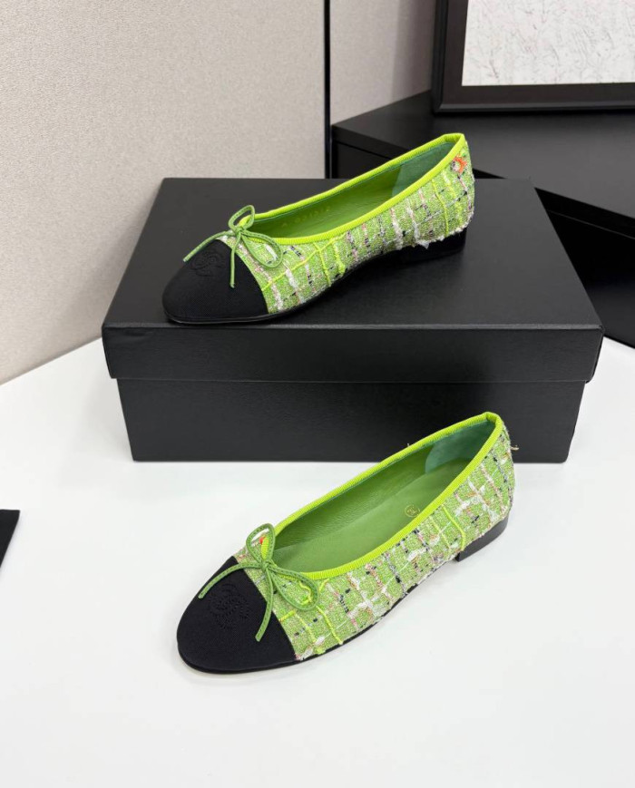 Chanel Classic Tweed Flats