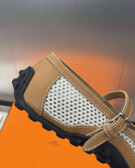 Hermes Kichu Mesh Mary Jane Flats