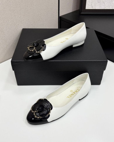 Chanel Women's Colorblock Camellia Flats