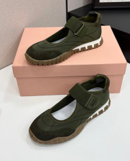 Miu Miu Women's Velcro Outdoor Casual Shoes