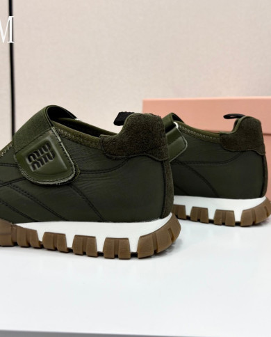 Miu Miu Women's Velcro Outdoor Casual Shoes