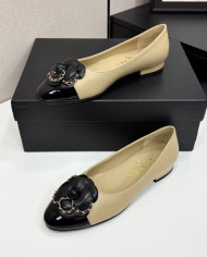 Chanel Women's Colorblock Camellia Flats