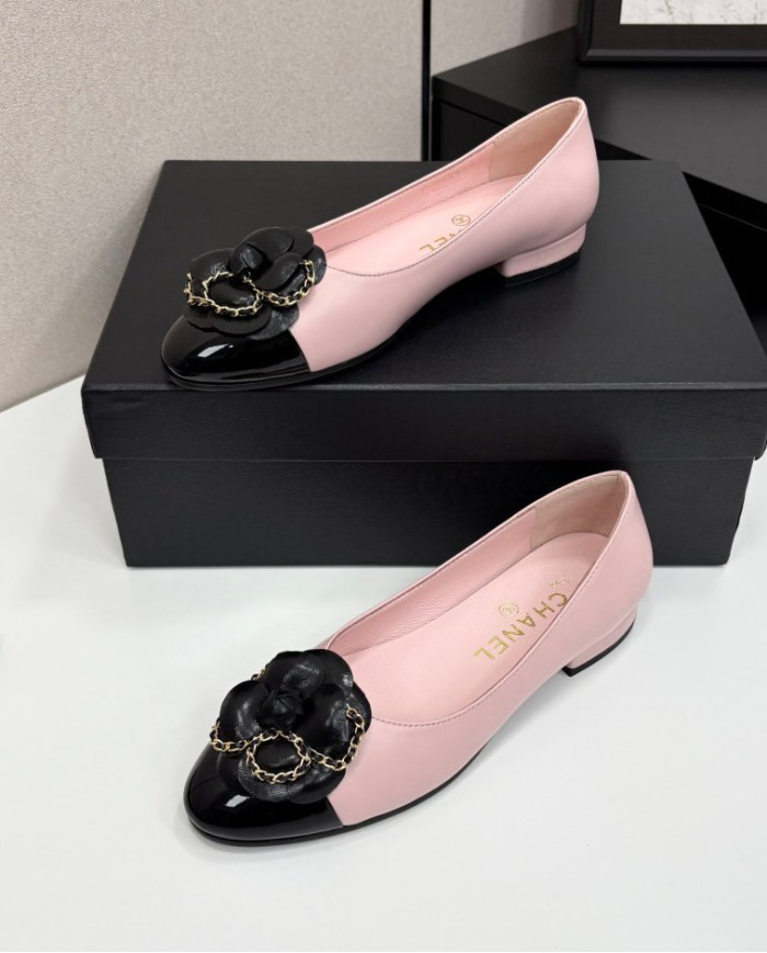 Chanel Women's Colorblock Camellia Flats