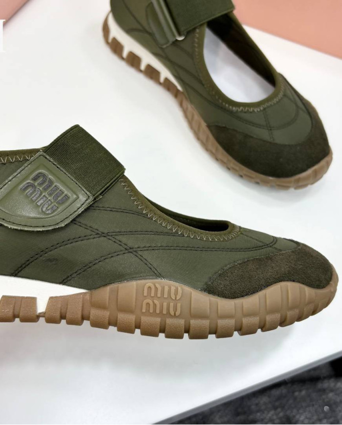 Miu Miu Women's Velcro Outdoor Casual Shoes