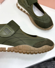 Miu Miu Women's Velcro Outdoor Casual Shoes