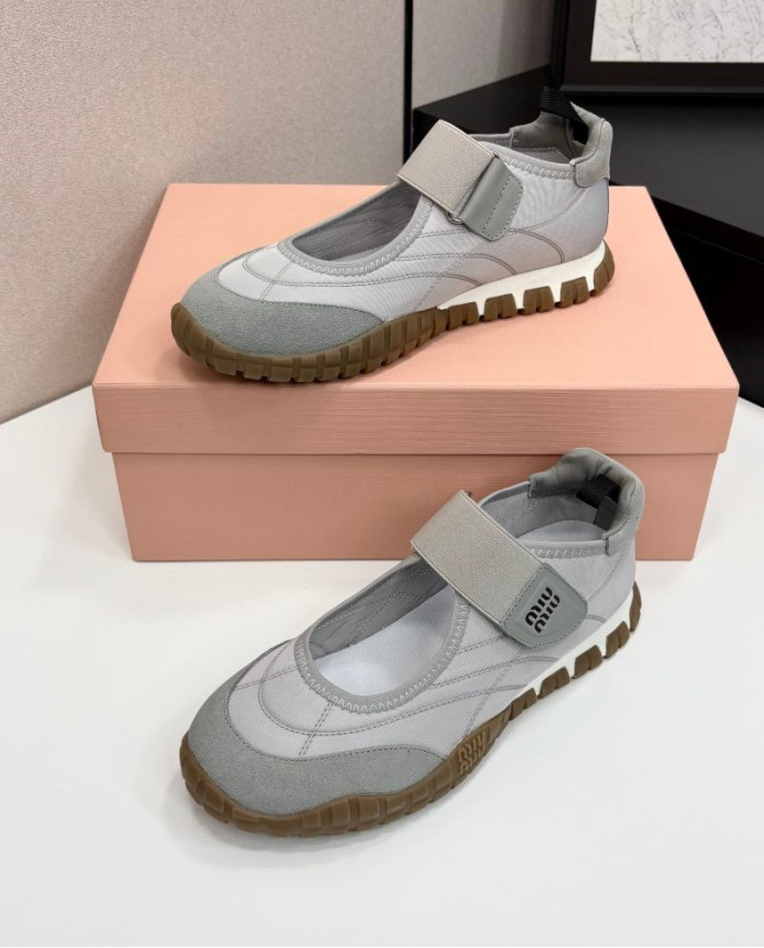 Miu Miu Women's Velcro Outdoor Casual Shoes