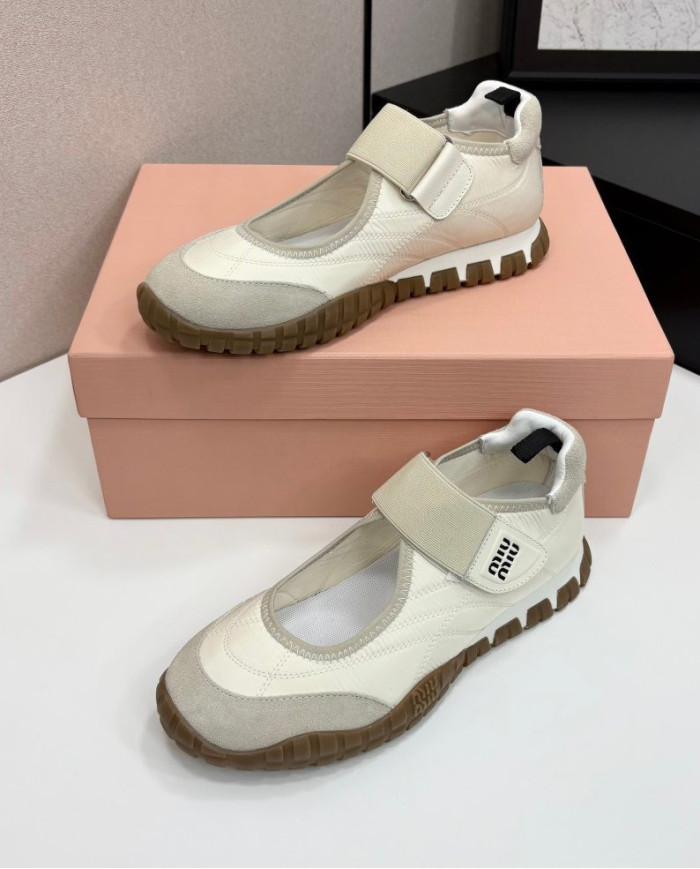 Miu Miu Women's Velcro Outdoor Casual Shoes