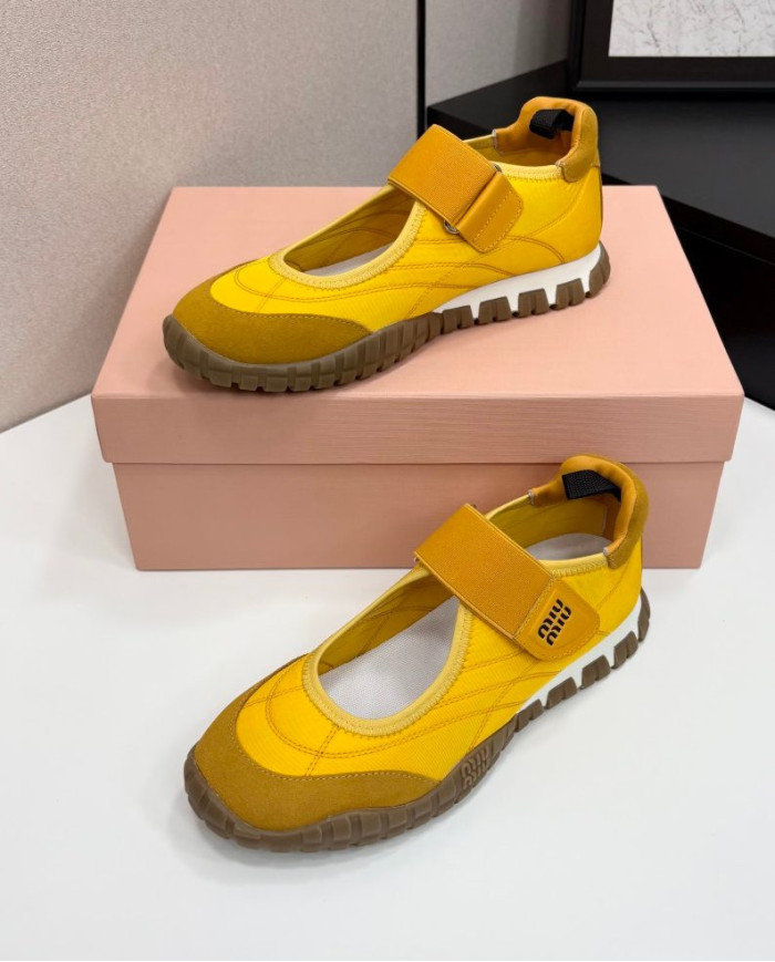 Miu Miu Women's Velcro Outdoor Casual Shoes