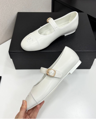 Chanel Women's Buckle Mary Jane Shoes