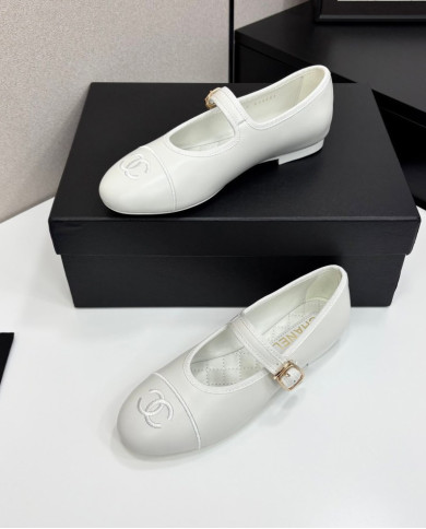 Chanel Women's Buckle Mary Jane Shoes