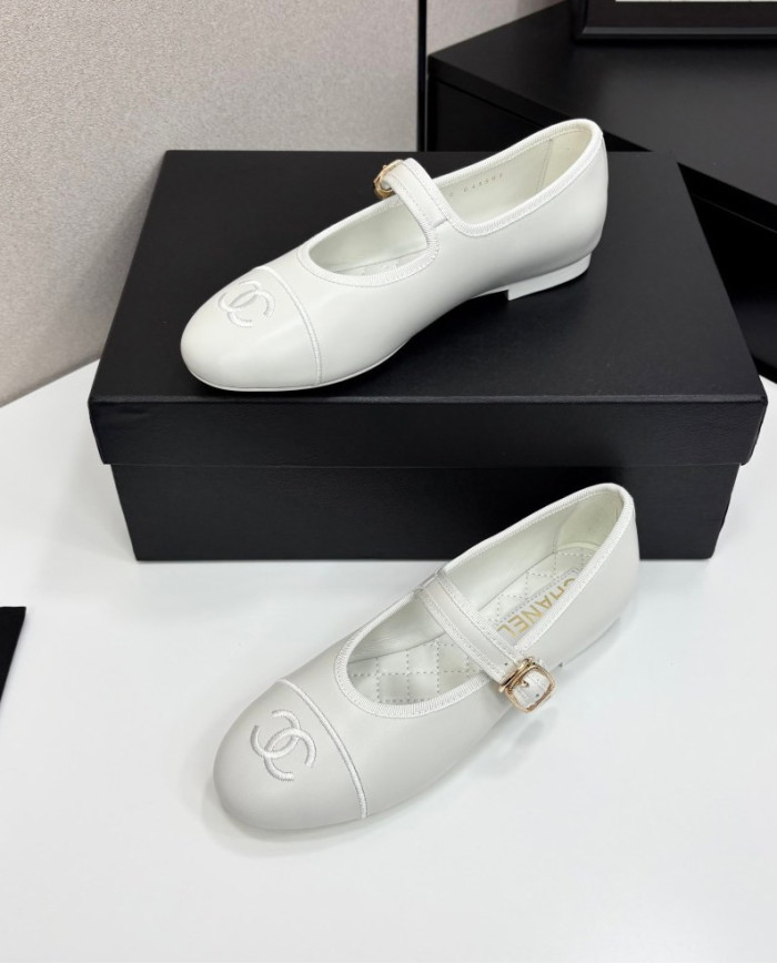 Chanel Women's Buckle Mary Jane Shoes