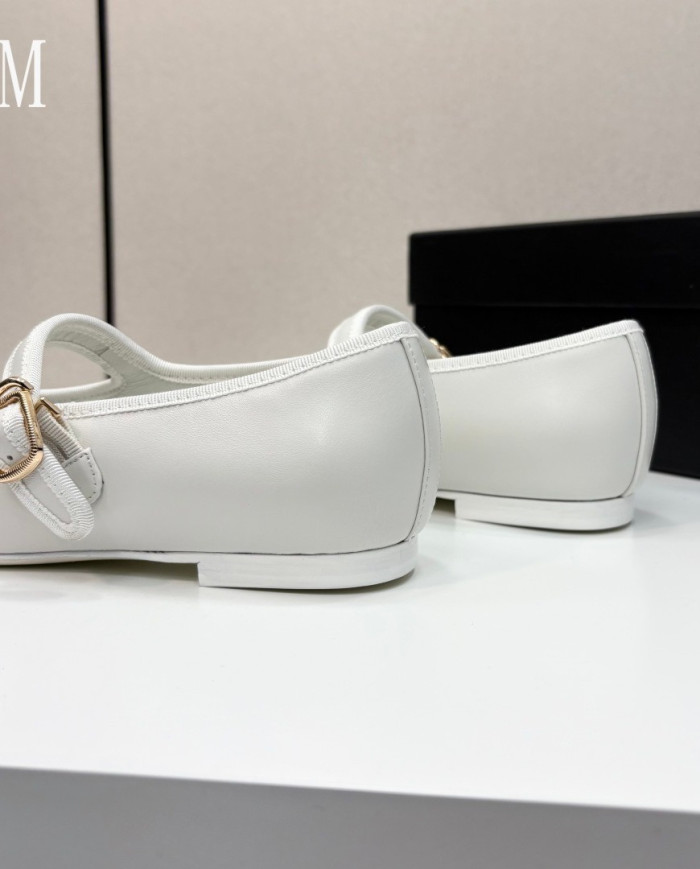 Chanel Women's Buckle Mary Jane Shoes