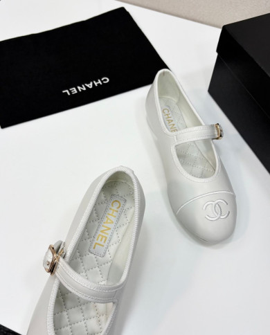 Chanel Women's Buckle Mary Jane Shoes