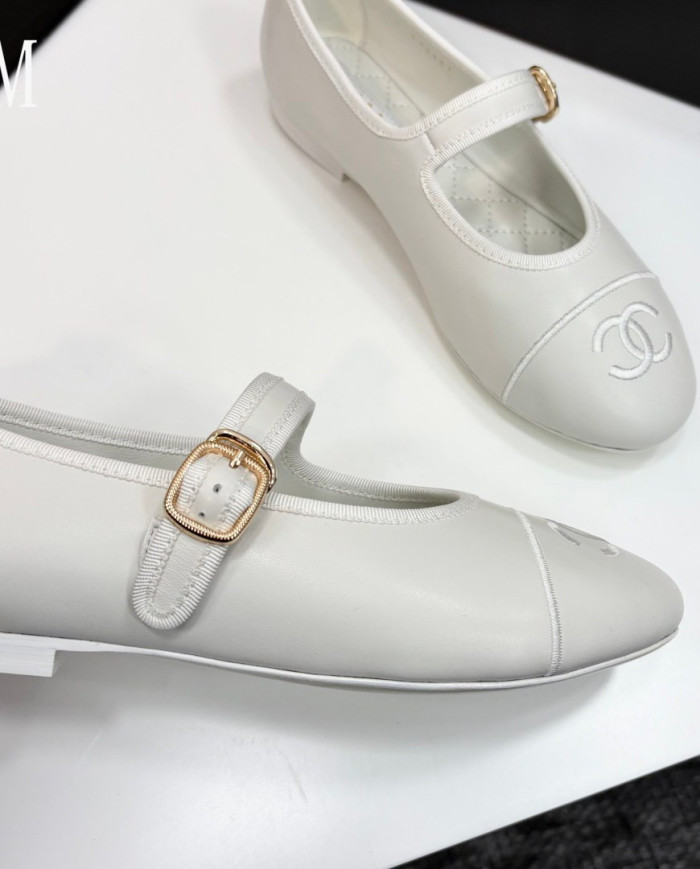 Chanel Women's Buckle Mary Jane Shoes