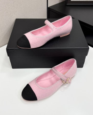 Chanel Women's Tweed Colorblock Mary Jane Shoes