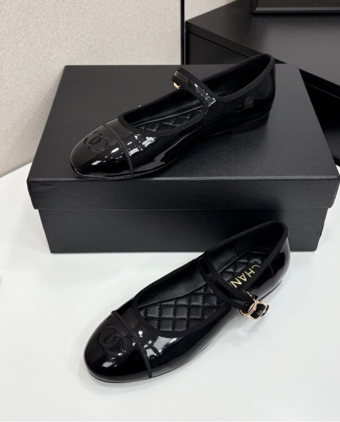 Chanel Women's Buckle Mary Jane Shoes