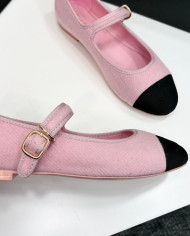 Chanel Women's Tweed Colorblock Mary Jane Shoes