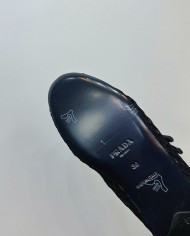 Prada Women's Mesh Mary Jane Flats