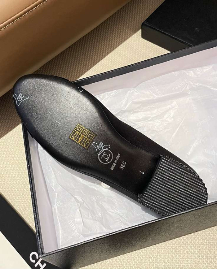 Chanel Women's Pearl Embellished Mary Jane Shoes