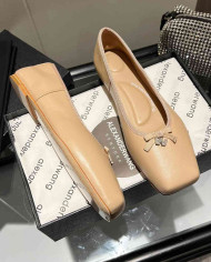 Alexander Wang Women's Square Toe Bow Flats