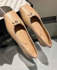 Alexander Wang Women's Square Toe Bow Flats