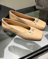 Alexander Wang Women's Square Toe Bow Flats