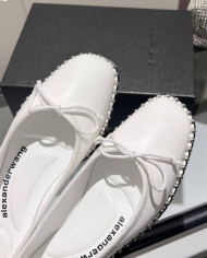 Alexander Wang Women's Studded Bow Flats