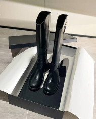 Chanel Classic CC Logo Knee-High Boots