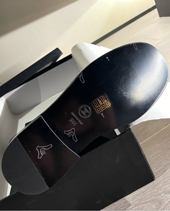 Chanel Classic CC Logo Knee-High Boots