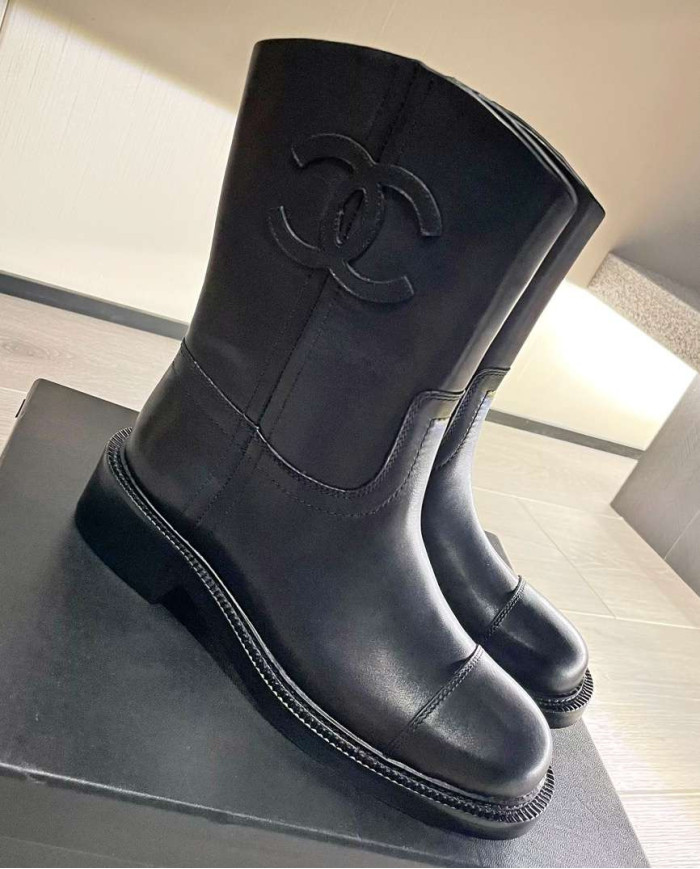 Chanel Women's Mid Calf Boots