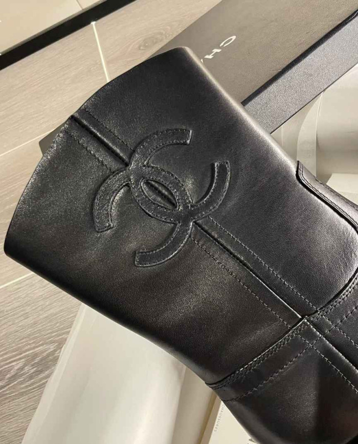 Chanel Women's Mid Calf Boots
