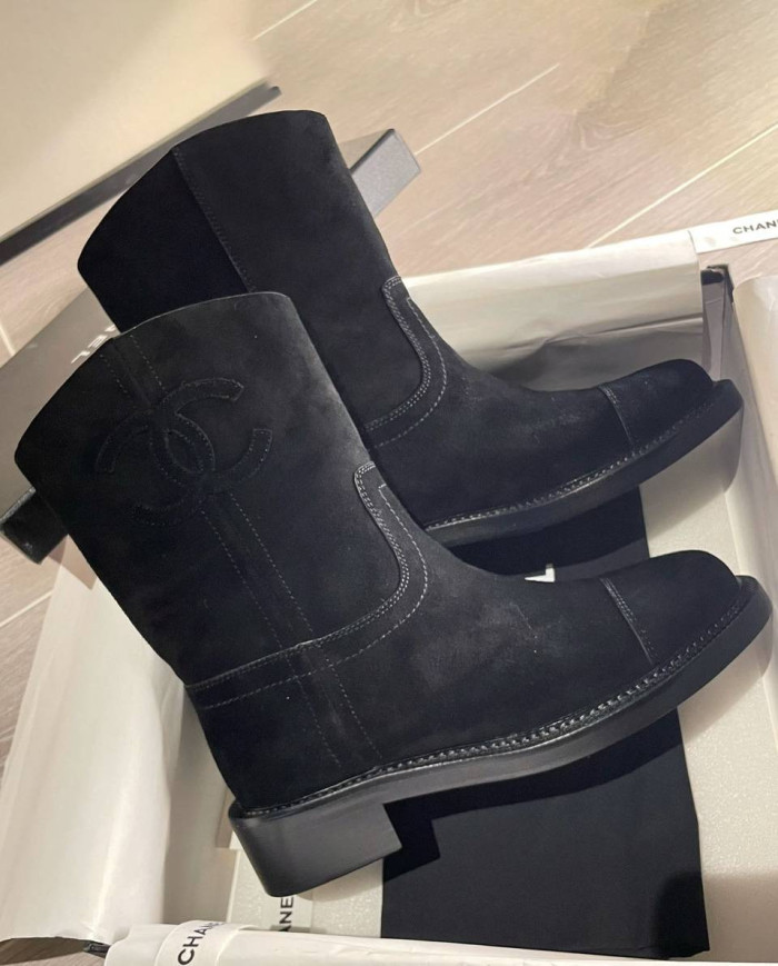 Chanel Women's Mid Calf Boots