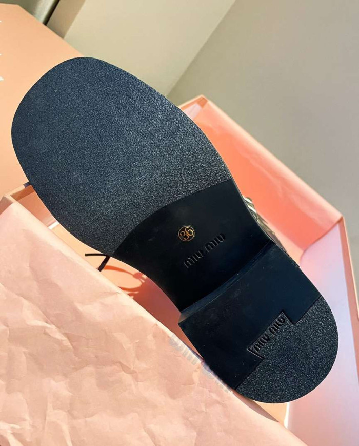 Miu Miu Women's Lace up Tall Boots