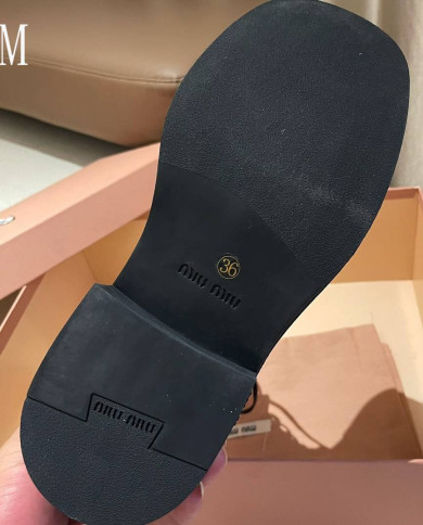 Miu Miu Women's Lace up Mid Calf Boots