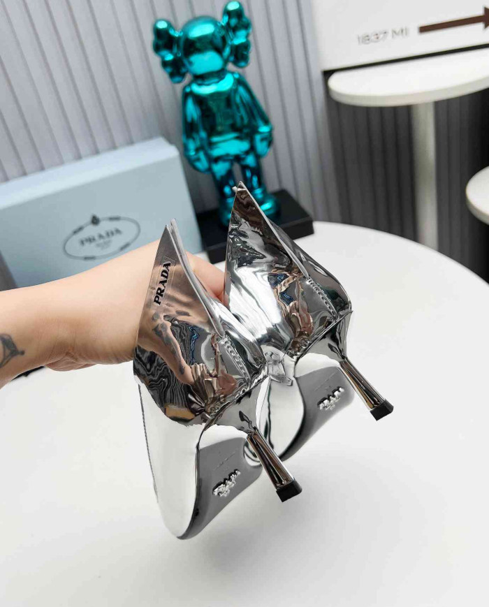 Prada Women's Pointed Toe Kitten Heels