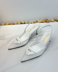 Prada Women's Pointed Toe Slingback Heels