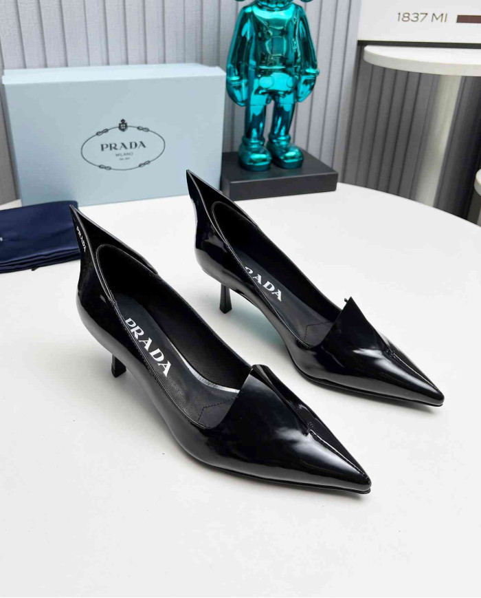 Prada Women's Pointed Toe Kitten Heels