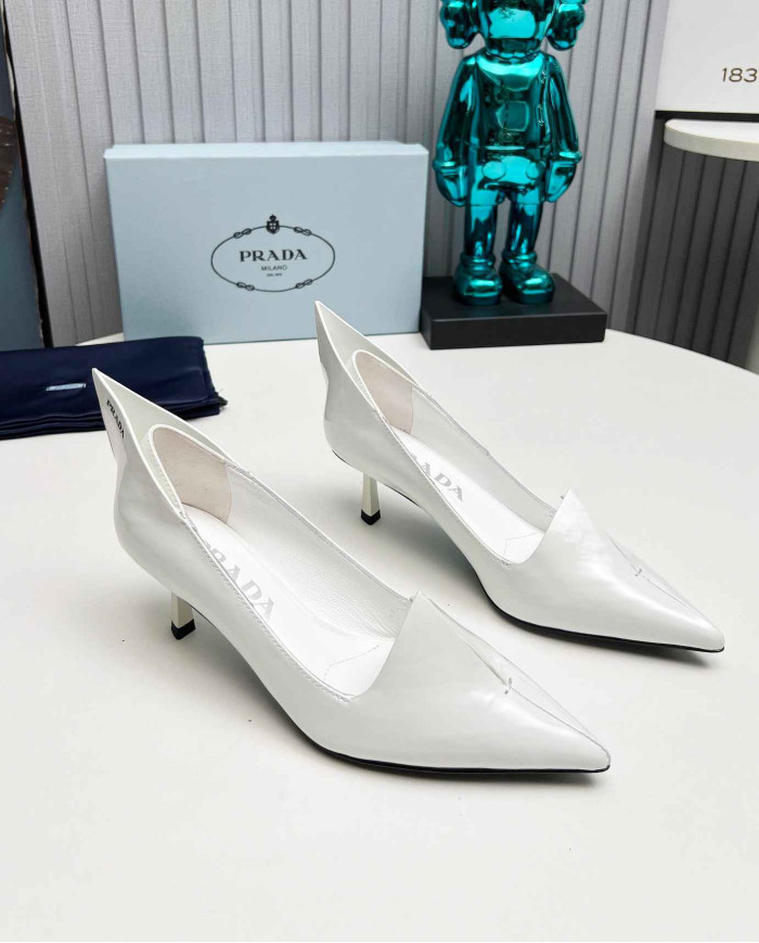 Prada Women's Pointed Toe Kitten Heels