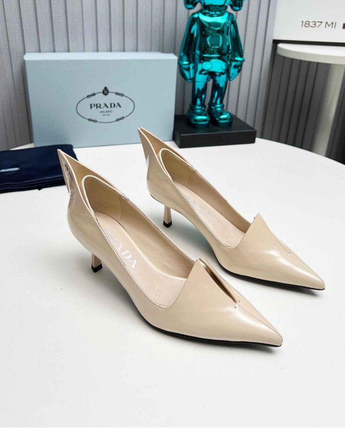Prada Women's Pointed Toe Kitten Heels