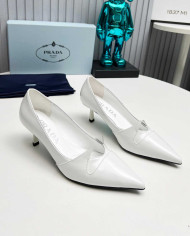 Prada Women's Pointed Toe Kitten Heels