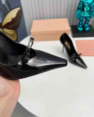 Miu Miu Women's Pointed Toe Bow Pumps