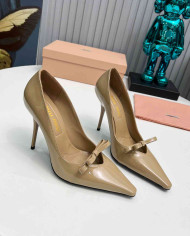 Miu Miu Women's Pointed Toe Bow Pumps