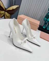 Miu Miu Women's Pointed Toe Bow Pumps